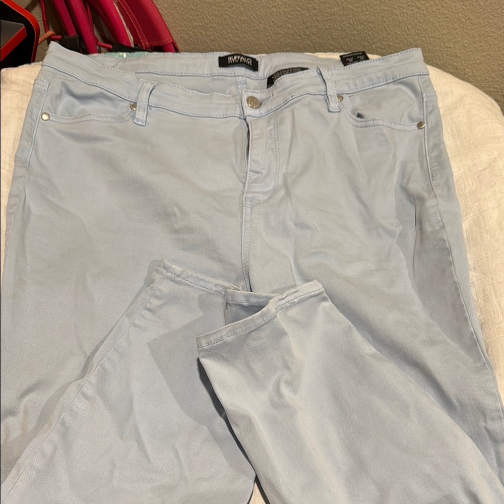 Buffalo David Bitton Sky Blue Denim Pants